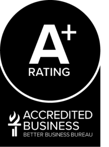 BBB Accredited Business A+ rating badge for Details Paint Co.